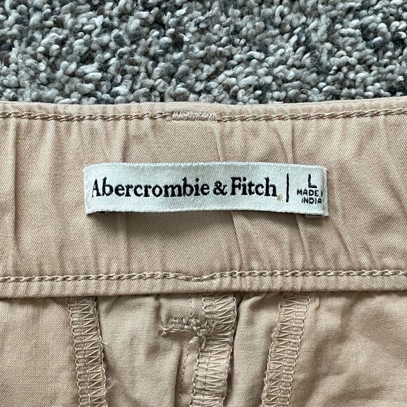 Abercrombie & Fitch Chino Mini Skirt in Khaki Tan - Size: Large - Picture 3 of 6